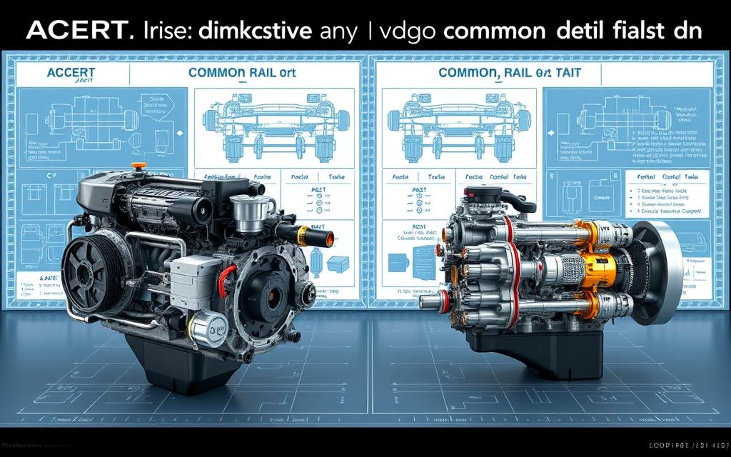 ACERT versus common rail combustion systems comparison